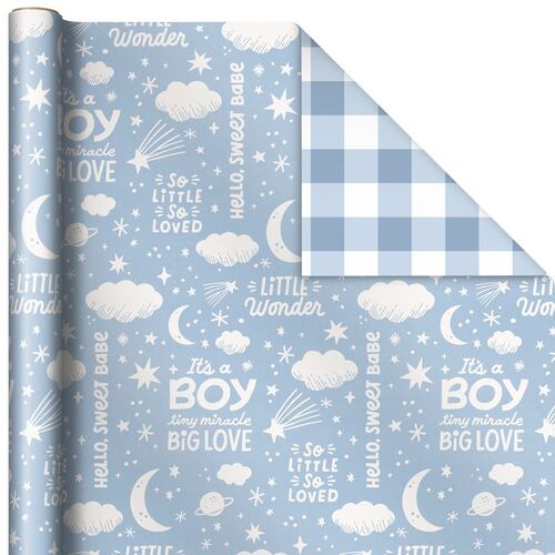 Papel envoltura color azul celeste