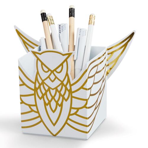 Hallmark porta lápices metal búho
