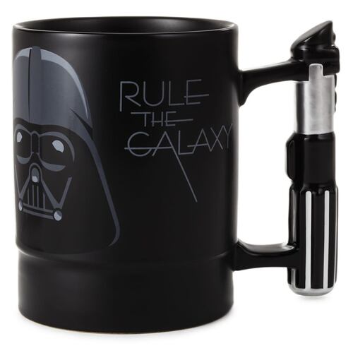 Taza Cerámica con Sonido Star Wars Diseño Darth Vader con Mango de Sable de Luz Hallmark