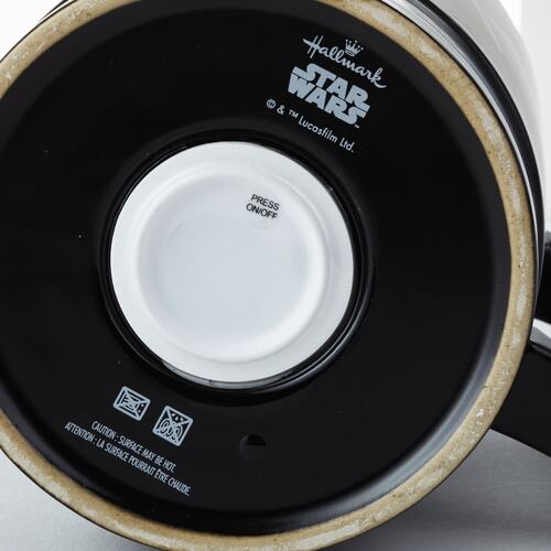 Taza Cerámica con Sonido Star Wars Diseño Darth Vader con Mango de Sable de Luz Hallmark
