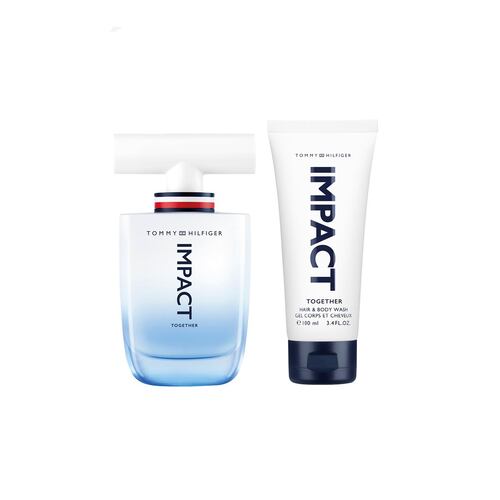 Estuche para Hombre Tommy Hilfiger Impact Together EDT 100ml + Gel de Baño 100ml