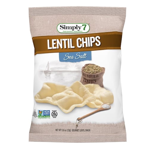 Papas Lentil Sea Salt 23 gramos Simply 7