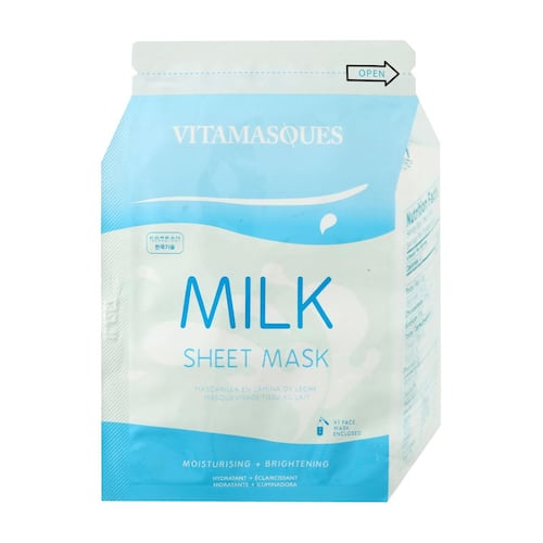 Mascarilla en lamina de leche Vitamasques