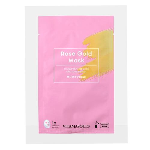 Mascarilla Rose Gold con Extracto De Rosas Vitamasques