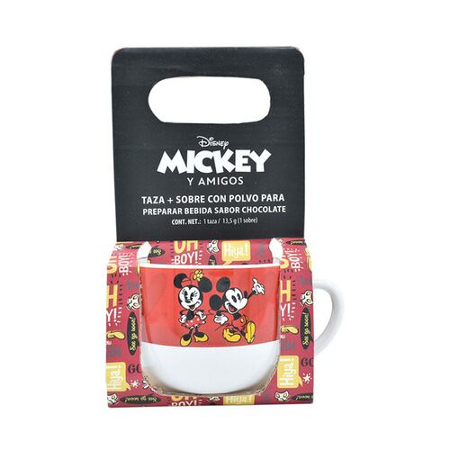 Taza Disney Mediana Mickey & Minnie con Cocoa Galeria Dc