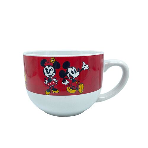 Taza Disney Mediana Mickey & Minnie con Cocoa Galeria Dc