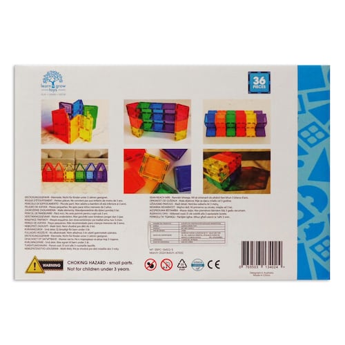 Set Mosaicos Magnéticos Cuadro 36 Piezas Learn & Grow Toys