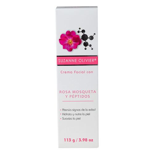 Crema facial con Rosa mosqueta y Péptidos 113g