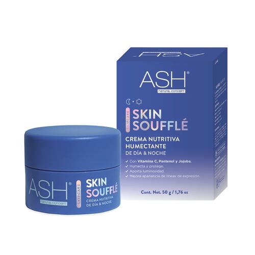 Crema Facial Humectante Día y Noche 50g Ash Natural