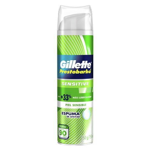 Gillette Prestobarba Sensitive espuma de afeitar 150 g