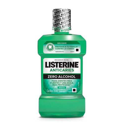 Listerine Anticaries Zero Alcohol 250 ml