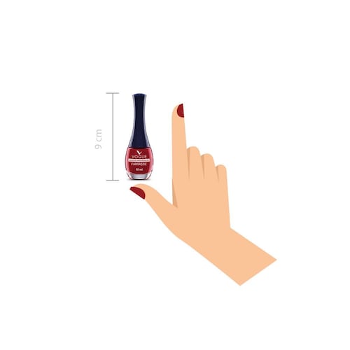 Esmalte para uñas de Vogue Tono Rojo Rubi 10ml