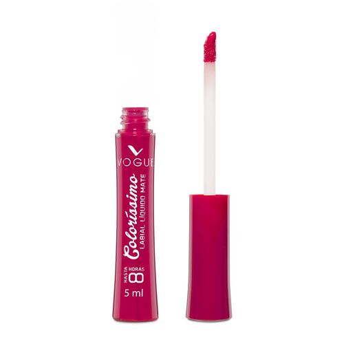 Labial liquido indeleble Colorissimo Vogue, Tono Fucsia