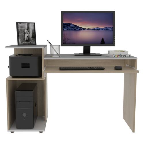 Escritorio Atlanter Rovere Con Blanco