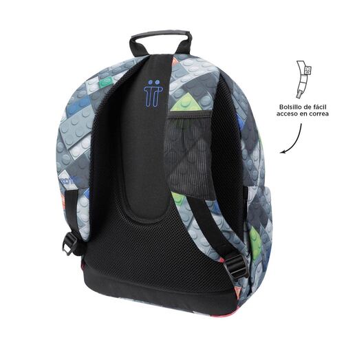 Mochila Multicolor Cubos Ecole Totto