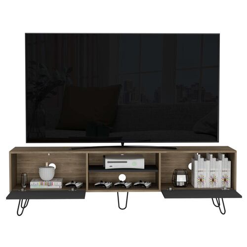 Rack Para Tv 80" Vassel Miel Con Plomo