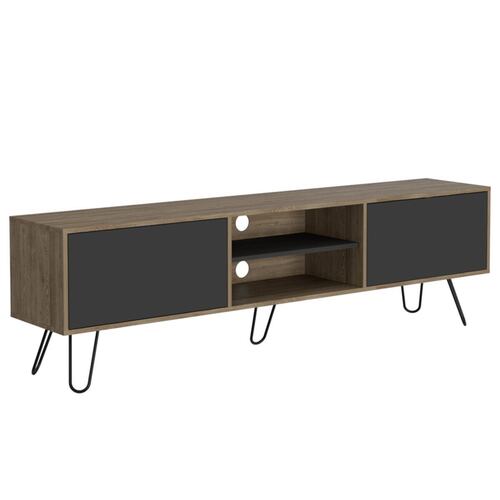 Rack Para Tv 80" Vassel Miel Con Plomo