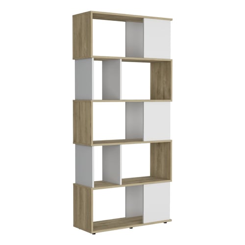 Biblioteca Noah Macadamia con Blanco
