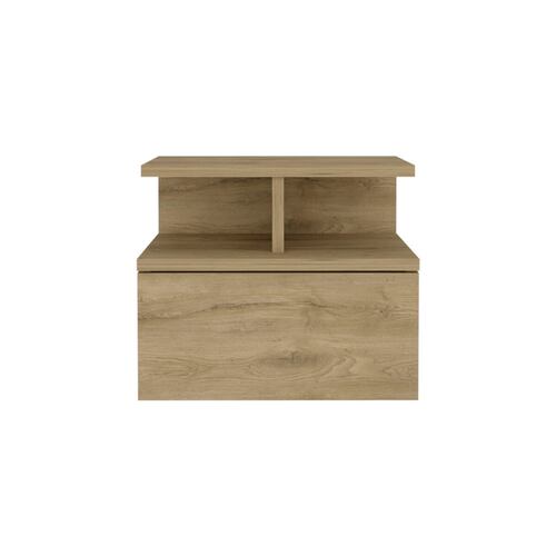 Mesa de Noche Flotante Excelsior (1 cajón) Café
