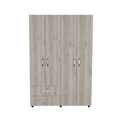Closet Ankora Basic Ceniza Con Blanco