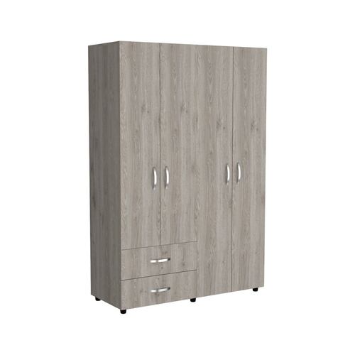 Closet Ankora Basic Ceniza Con Blanco