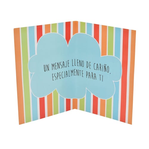 Tarjeta de felicitación NICO con oso café