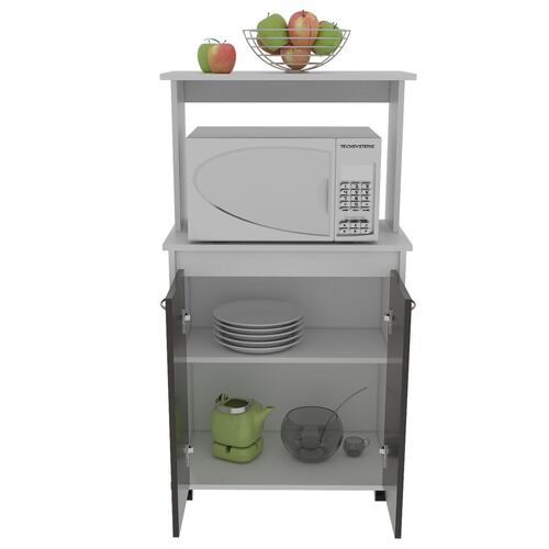 Kitchen Blanco Mqz Con Wengue