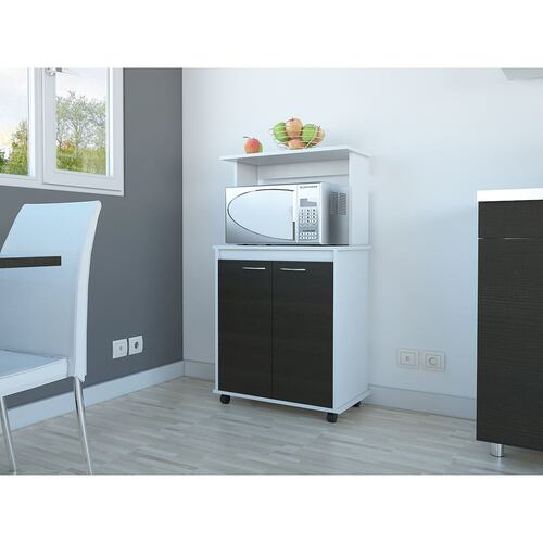 Kitchen Blanco Mqz Con Wengue
