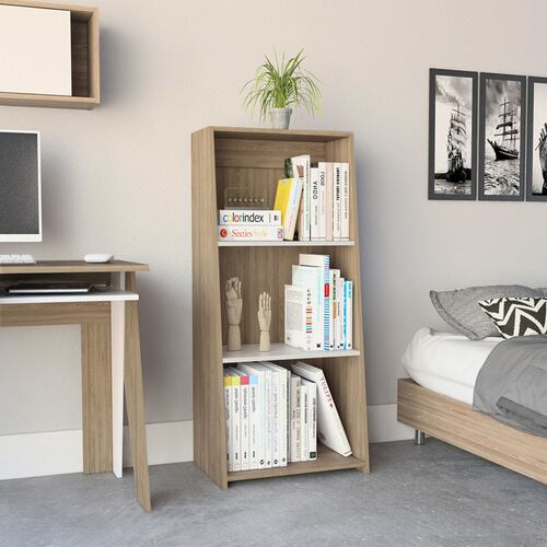 Biblioteca Note Miel con Blanco