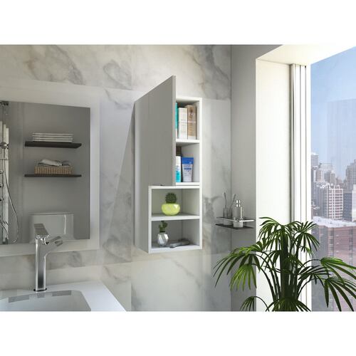 Mueble Auxiliar De Baño Jules Blanco