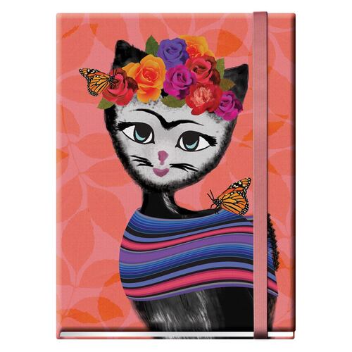 Cuaderno Forum Silk  gato Frida