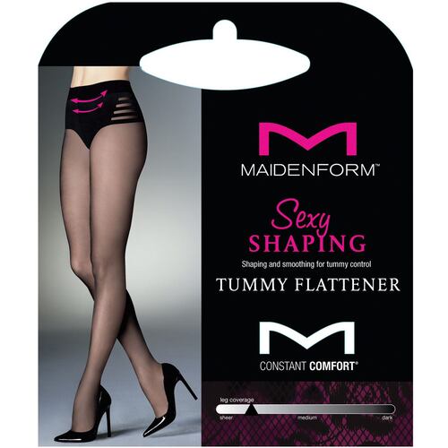 Pantimedia Maidenform mediana transparente