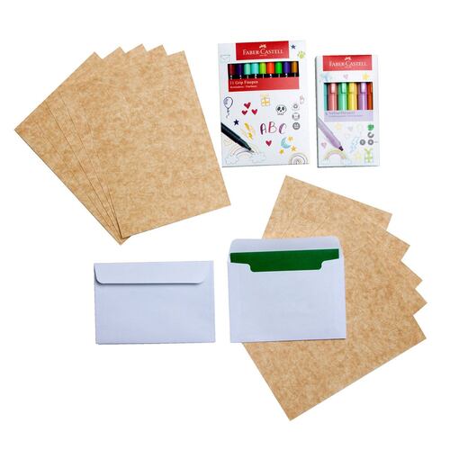 Set de tarjetas de felicitación para navidad y cumpleaños