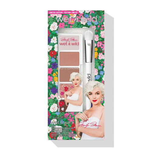 Set de Sombras con Brocha Marilyn Monroe Edición Limitada Wet n Wild