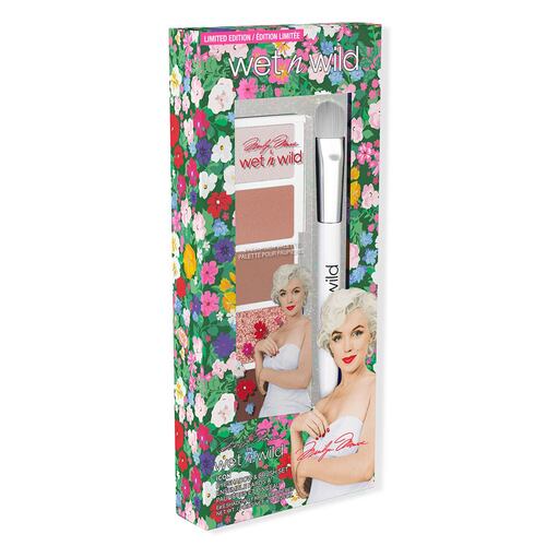 Set de Sombras con Brocha Marilyn Monroe Edición Limitada Wet n Wild