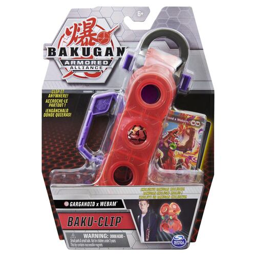 Baku Clip- 4: Gargonoid Webam Red Black Spin Master 6059907
