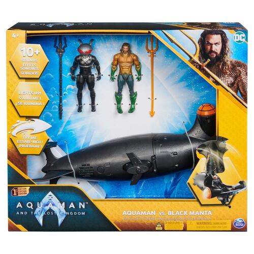 Figura De Manta Negra De Aquaman Del Multiverso De Dc Comics