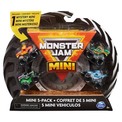 5 Pack Monster Jam Mini Spin Master 6061232