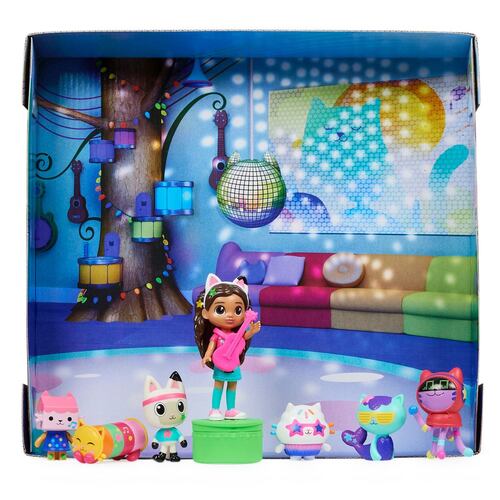 Gabby Dollhouse Set de Figuras Fiesta de Baile