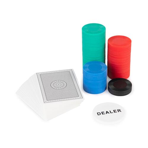 Set Poker 200 Fichas y Cartas Clásicos