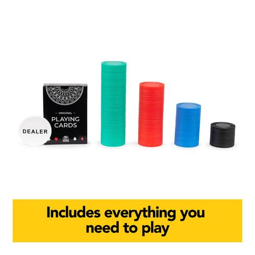 Set Poker 200 Fichas y Cartas Clásicos