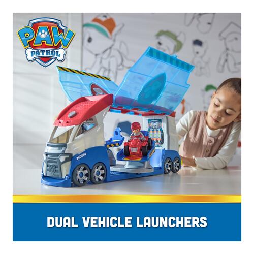 Vehículo Launch & Rescue Patroller PAW Patrol ¡Misiones de Rescate Repletas de Acción!