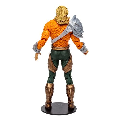 Figura de colección 17cm Aquaman con cómic Mc Farlane