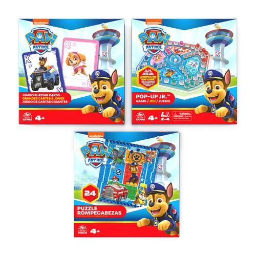 Set de Juegos de Mesa KIDS GAMES  Paw Trio