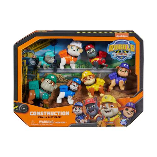 Set Figuras Cachorros Constructores Rubble & Crew 7 Personajes