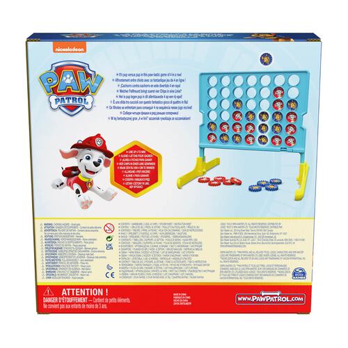 Juego de Mesa KIDS GAMES Cuatro en Línea de Paw Patrol