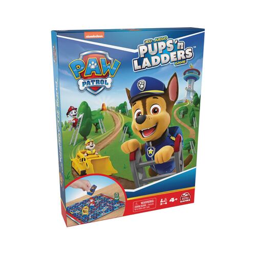 Juego de Mesa KIDS GAMES Cachorros y Escaleras de Paw Patol