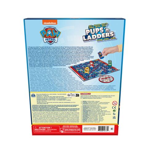 Juego de Mesa KIDS GAMES Cachorros y Escaleras de Paw Patol