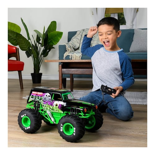 Vehículo de Control Remoto Grave Digger a Escala RC 1:15 MONSTER JAM RC