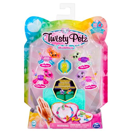 Twisty Petz 4 figuras Bebés coleccionables